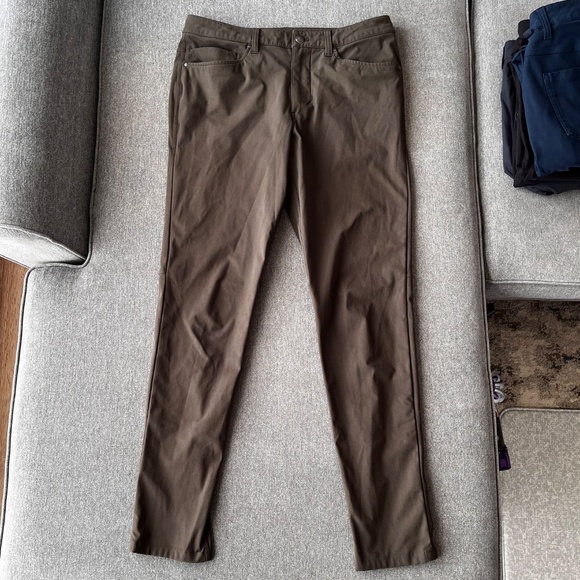 Lululemon ABC Slim *Warpstreme - Dark Olive 30 - Picture 2 of 5